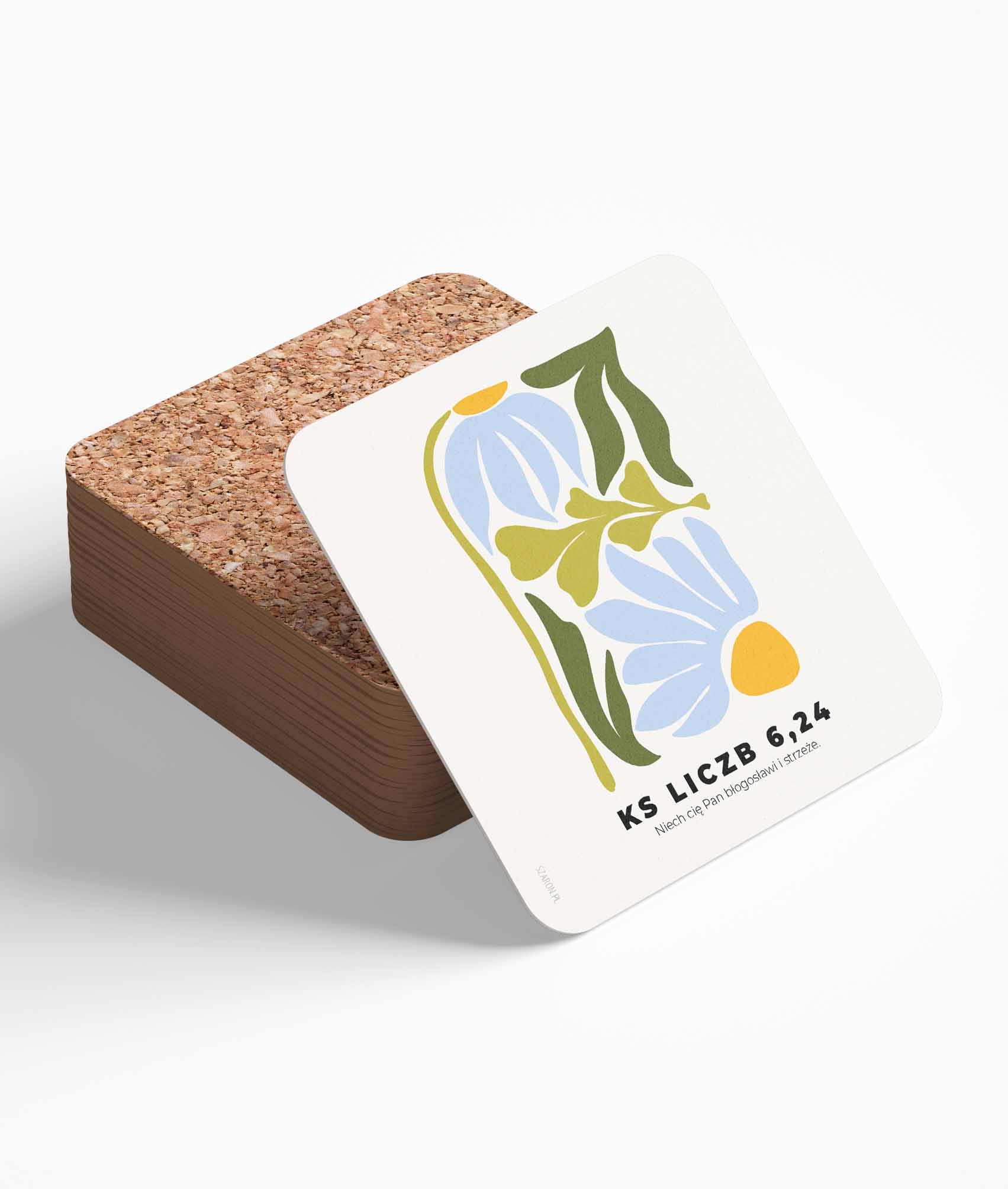 Podstawka korkowa – Niech Cię Pan – modern Podstawka korkowa – Niech Cię Pan – modern