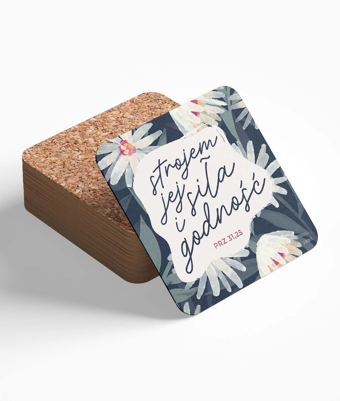 Podstawka korkowa – Strojem jej siła i godność Podstawka korkowa – Strojem jej siła i godność