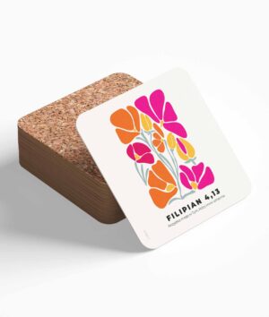 Podstawka korkowa – Wszystko mogę w Tym – modern