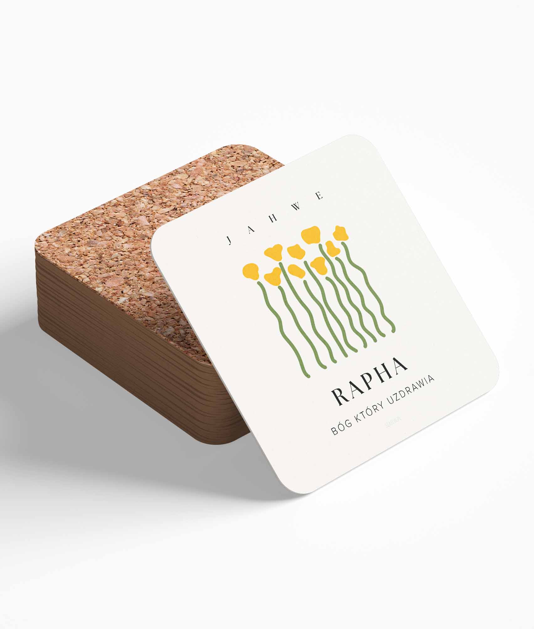 Podstawka korkowa – imiona Boga – Rapha Podstawka korkowa – imiona Boga – Rapha