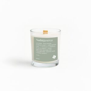 Świeca zapachowa – Nadzieja serca – jaśmin