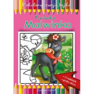 Krówka Malwinka - kolorowanka Krówka Malwinka – kolorowanka