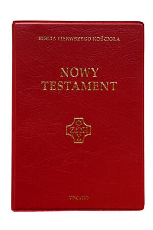Nowy Testament BPK – PVC burgundowa