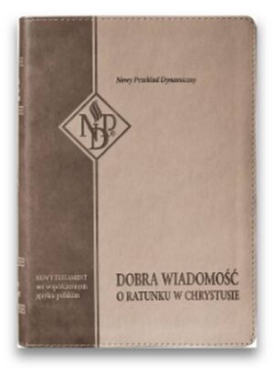 Nowy Testament NPD – PU jasny beż paginatory