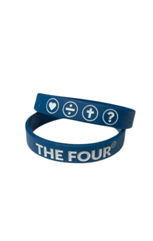 Opaska silikonowa The Four – granatowa 21cm