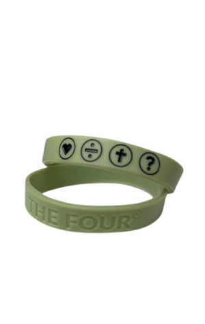 Opaska silikonowa The Four – khaki 19cm