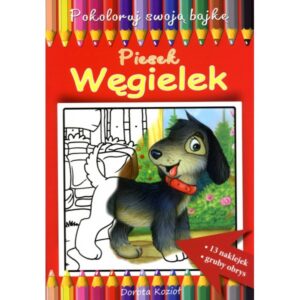 Piesek Węgielek – kolorowanka