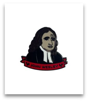 Przypinka emaliowana - John Wesley Przypinka emaliowana – John Wesley