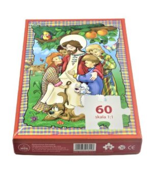 Puzzle – Jezus wśród dzieci – 60 elementów