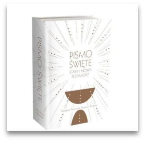 Biblia poznańska mała biała /pamiatka komunii