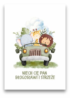 Karnet - Niech cię Pan błogosławi -auto+zwierzątka Karnet – Niech cię Pan błogosławi -auto+zwierzątka