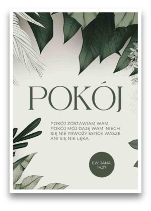 Karnet - Pokój, pokój zostawiam wam - liście Karnet – Pokój, pokój zostawiam wam – liście