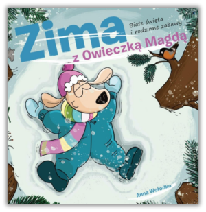 Zima z owieczką Magdą Zima z owieczką Magdą