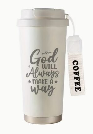 Kubek termiczny podróżny – God will always make