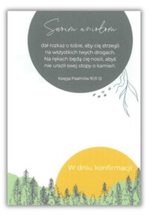 Kartka ML – konfirmacja góry