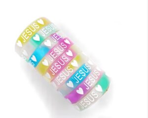 Opaska fluorescencyjna - Jesus Opaska fluorescencyjna – Jesus