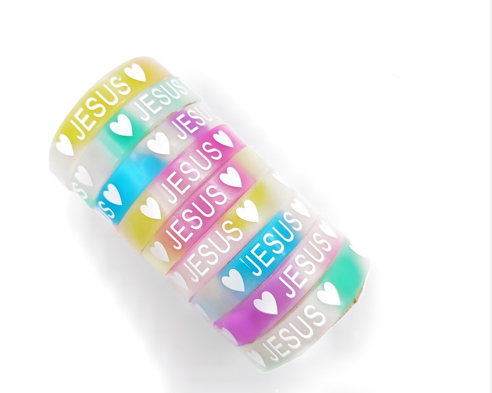 Opaska fluorescencyjna - Jesus Opaska fluorescencyjna – Jesus