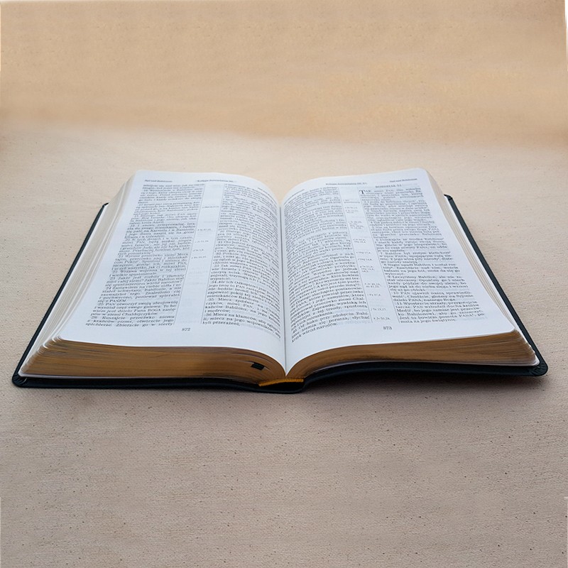 Uwspółcześniona Biblia Gdańska średnia F1 - granat Uwspółcześniona Biblia Gdańska średnia F1 – granat