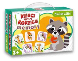 Dzieci Kontra rodzice – Memory zwierzaki