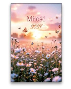 Kalendarz 2027 - kieszonkowy Miłość - liście Kalendarz 2027 – kieszonkowy Miłość – liście