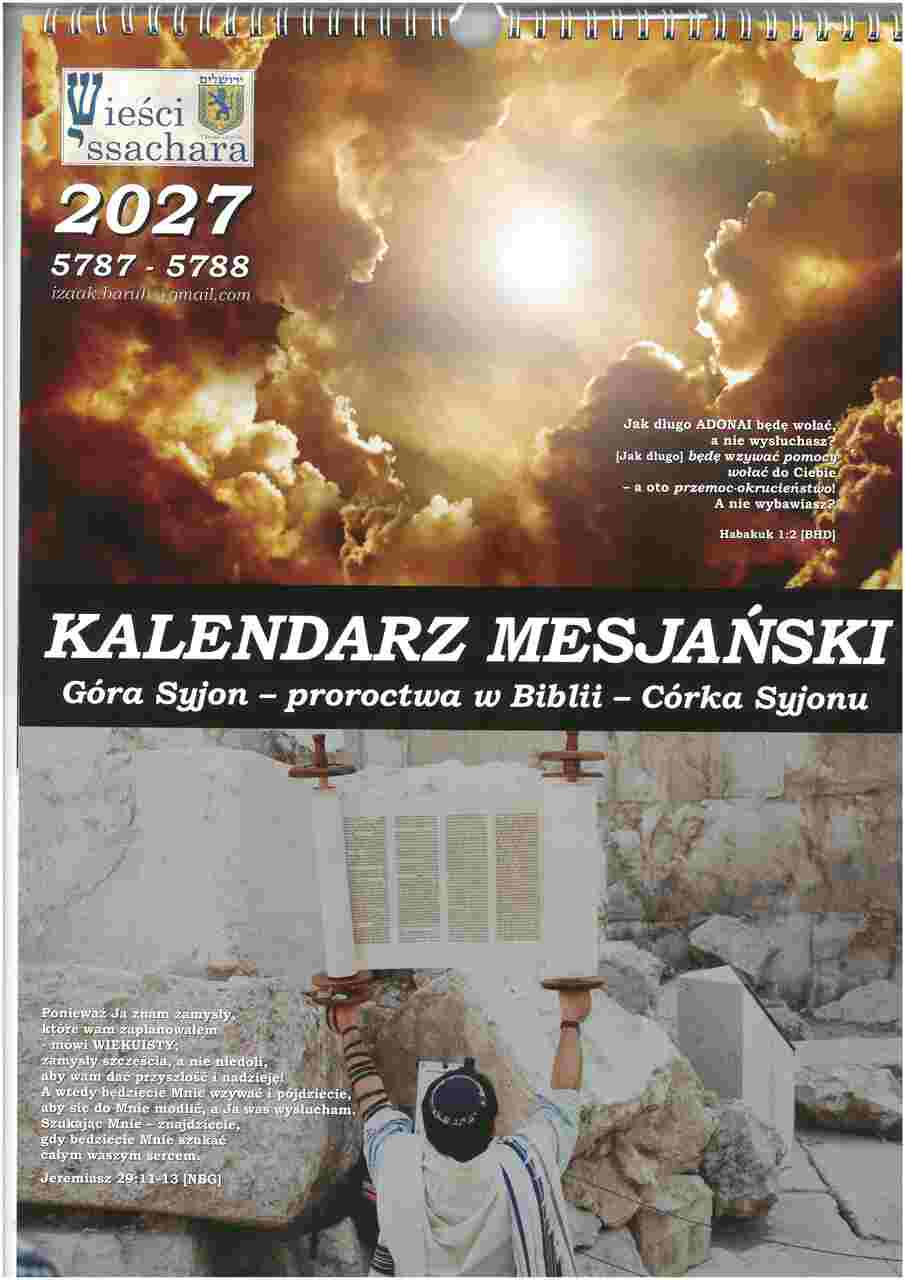 Kalendarz Mesjański 2027 Kalendarz Mesjański 2027