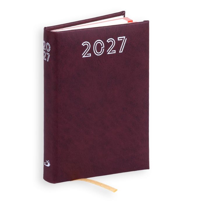 Terminarz - B7 STANDARD 2027 - bordowy Terminarz – B7 STANDARD 2027 – bordowy