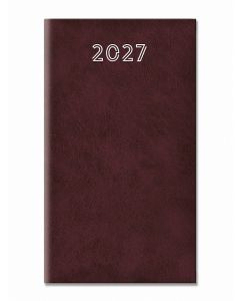 Terminarz - tygodniowy STANDARD 2027 - bordowy Terminarz – tygodniowy STANDARD 2027 – bordowy