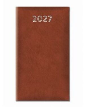 Terminarz – tygodniowy STANDARD 2027 – brązowy