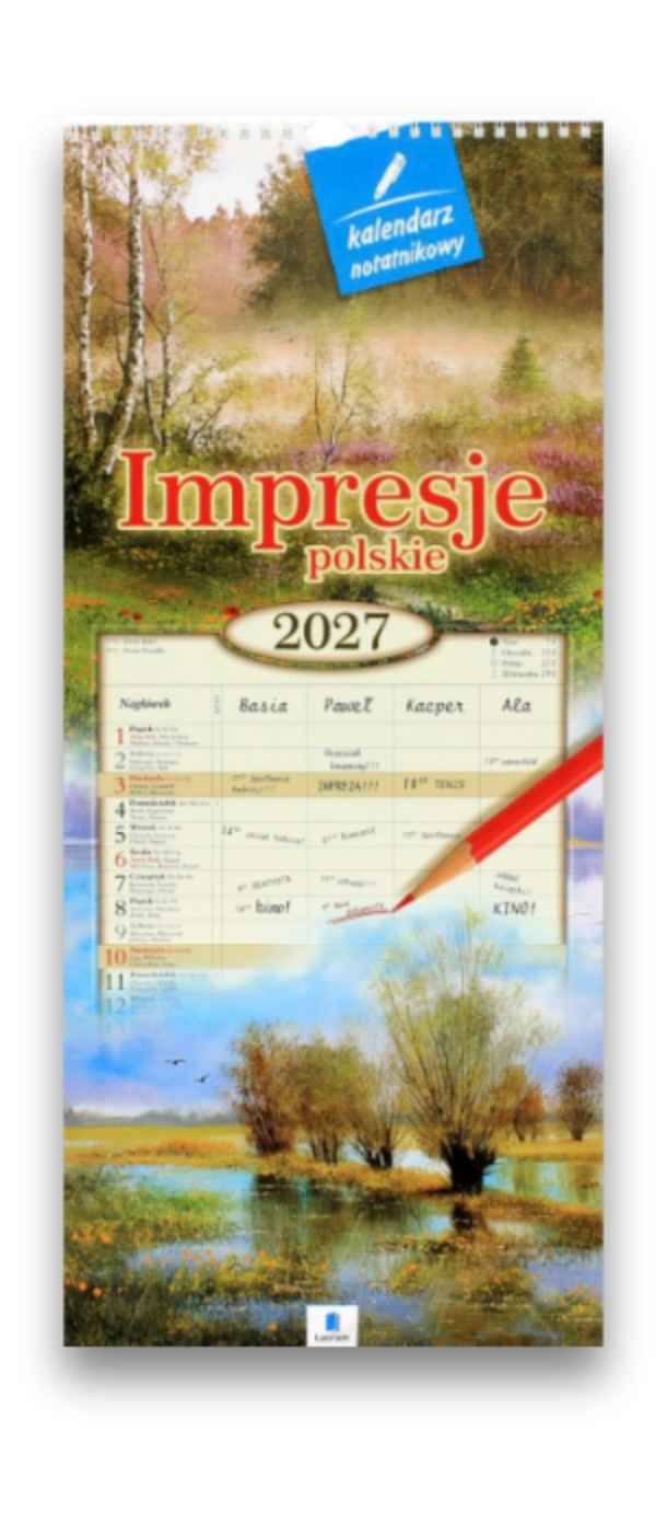 Kalendarz 2027 - Impresje Polskie Kalendarz 2027 – Impresje Polskie