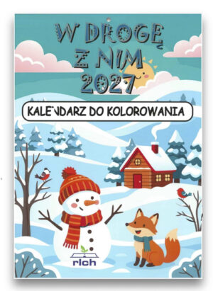 Kalendarz dla dzieci 2027 – do kolorowania