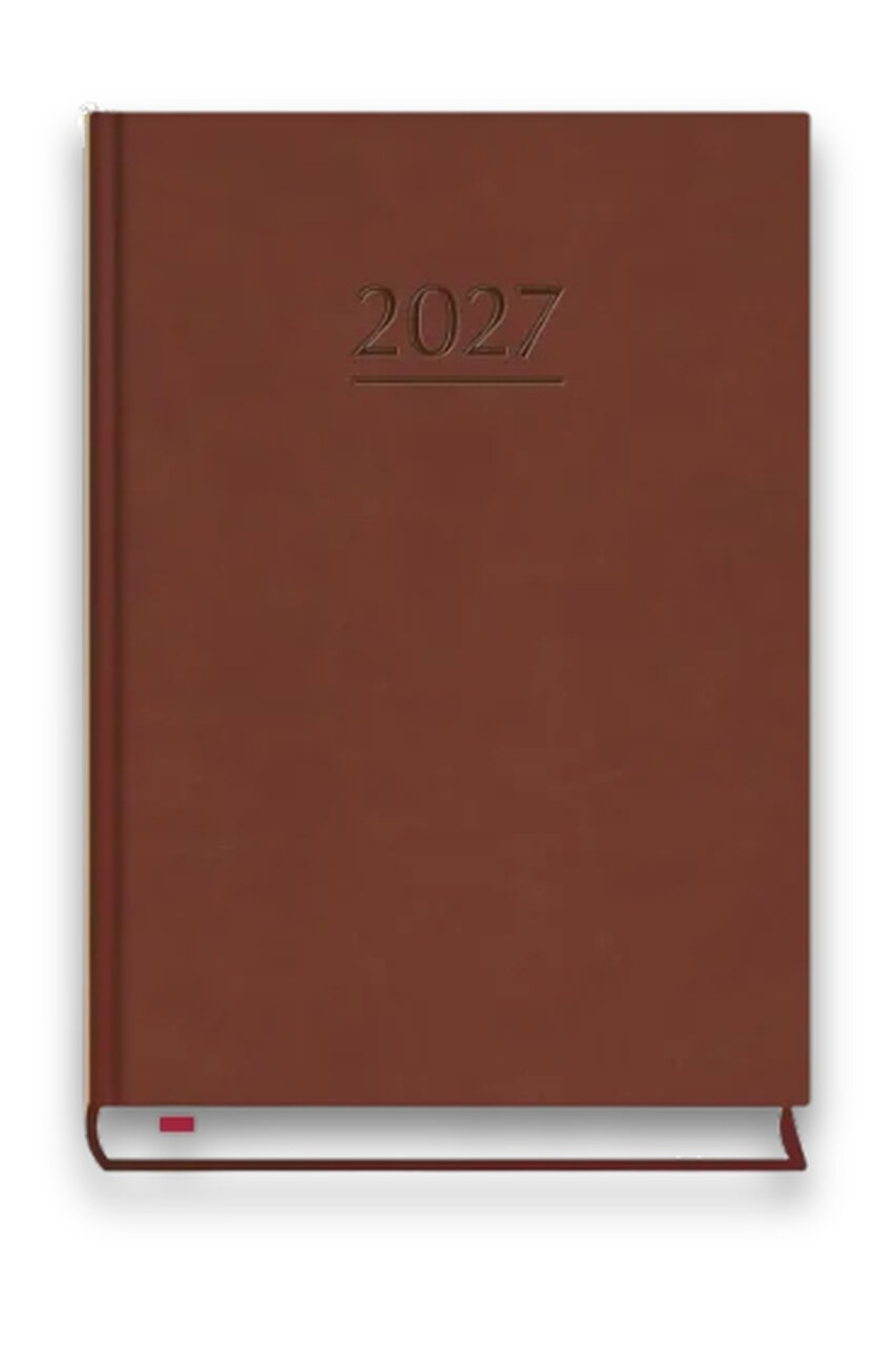 Terminarz - B6 dzienny Powszechny 2027 - brązowy Terminarz – B6 dzienny Powszechny 2027 – brązowy